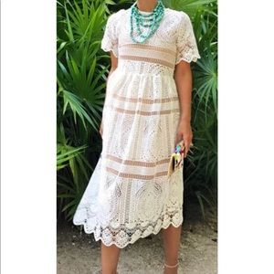 Chicwish “Ingenuity” Crochet Dress